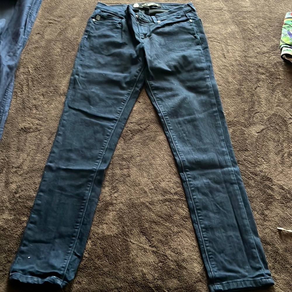 KARL Lagerfield Paris dark blue skinny jeans  size 8 - Picture 2 of 5
